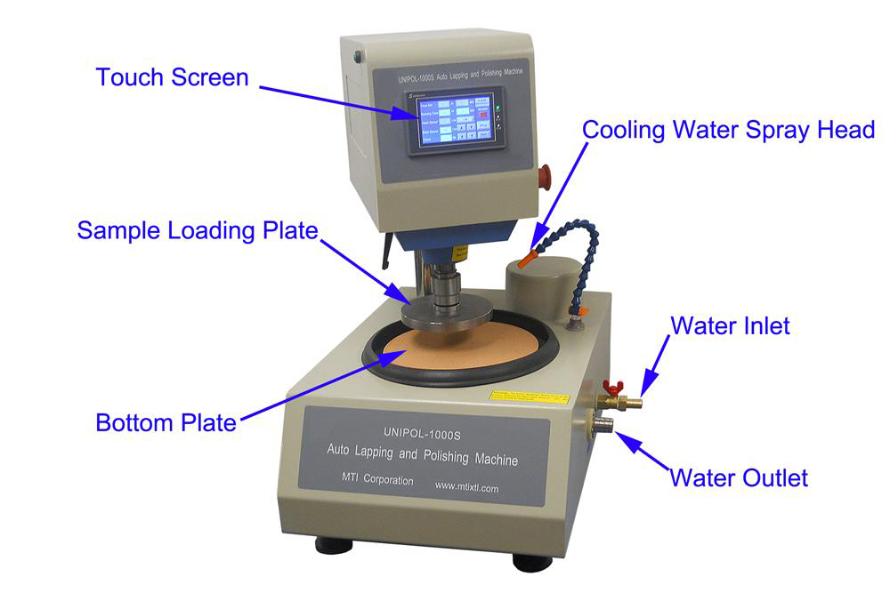 10＂ Programmable Precision Lapping/Polishing Machine