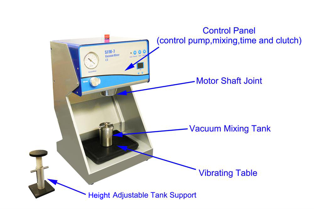 Compact Vacuum Mixer (150 / 500ml ) with Vibration Stage