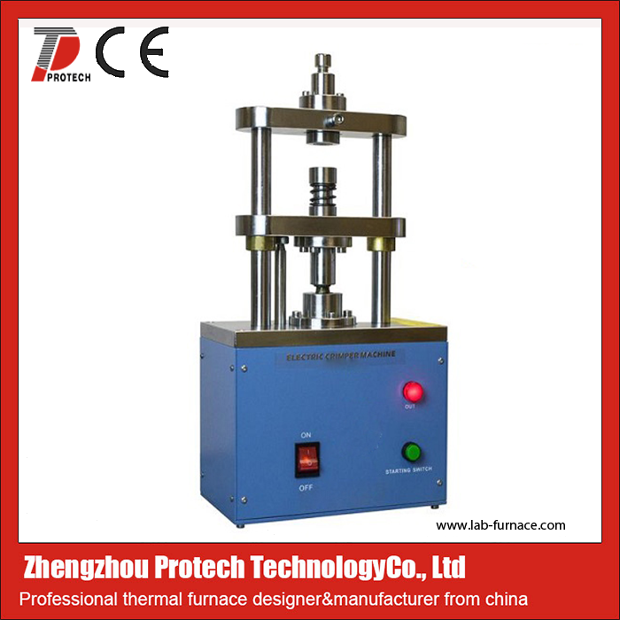 Electric coin cell crimping machine