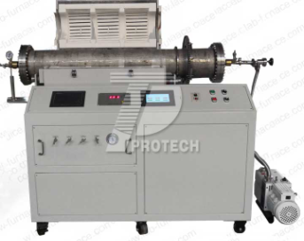 Vacuum atmosphere tube furnaces are generally equipped with vacuum pump sets (click on the image to view product details)