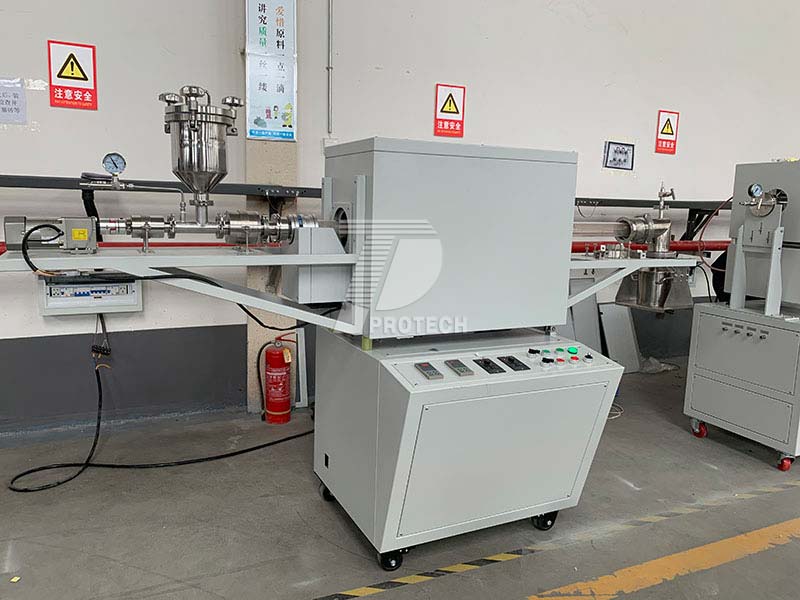 Rotating tilted tube resistance furnace (click on the picture to view product details)