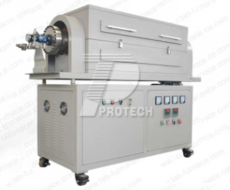 Rotating tilted multi temperature zone tube furnace (click on the image to view product details)