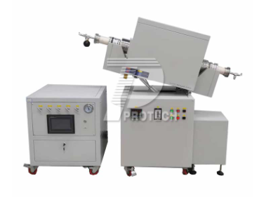 Rotating tilting experimental vacuum tube furnace (click on the picture to view product details)