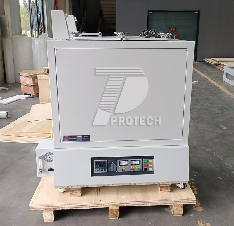 Customized 1700 degree atmosphere powder sintering furnace with upper door (click on the picture to view product details)