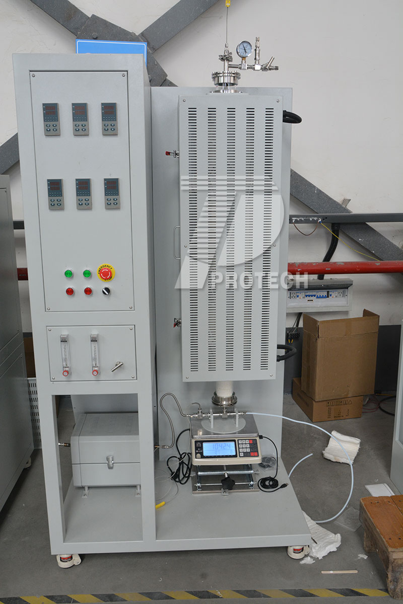 Customized multi temperature zone new experimental vertical tube furnace (click on the picture to view product details)