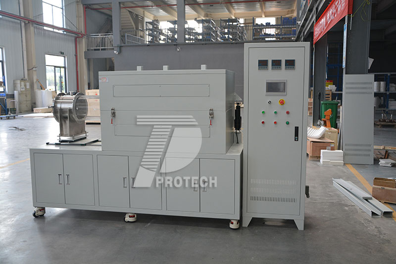 Large diameter air calcination tube furnace (click on the picture to view product details)