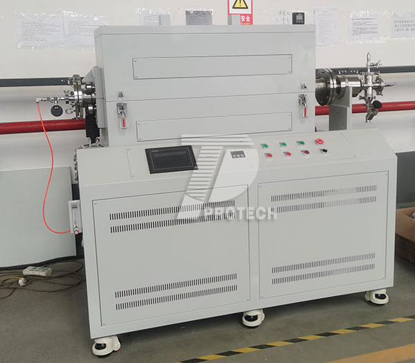 A commonly used small indirect rotary tube furnace (click on the image to view product details)