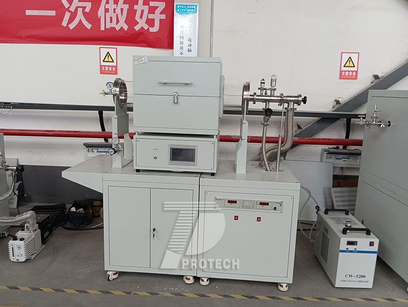 Customized high vacuum gas tube furnace (click on the image to view product details) Customized high vacuum gas tube furnace (click on the image to view product details)